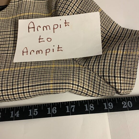 Ann Taylor dress SZ 6P fit & flare plaid Clueless vibe preppy office career - Picture 11 of 11